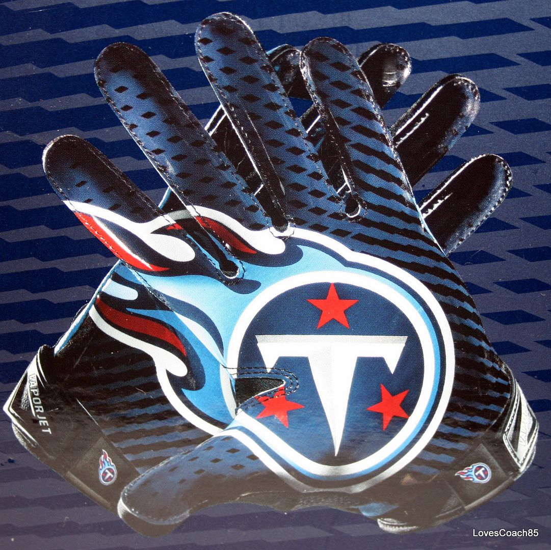 Nike Tennessee Titans Vapor Jet Elite 2.0 NFL Receiver Gloves NIB